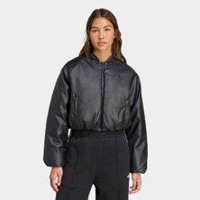 adidas Kadın  Siyah  Mont PLEATHER BOMBER JX5332