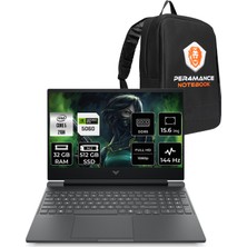 HP Victus 15 Core 5 210H RTX 5060 8GB 32GB RAM 512GB SSD 15.6" FHD 144Hz FreeDOS BV7V7EAPN320 Gaming Laptop + Per4 Çanta