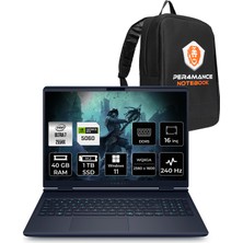 Dell Alienware 16X Aurora Core Ultra 7 255HX RTX 5060 8GB Gaming Laptop 40GB RAM 1TB SSD 16" QHD+ Win11 Pro + Per4 Çanta AC16251CU732156WP447