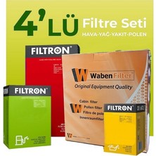 Filtron Volkswagen Polo 1.6 Dizel Filtre Bakım Seti (2010-2014) 4 Lü