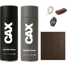 Ahşap&lake Dolap Boyası Özel Yapım Akrilik Sprey Boya 400 ml + Çizik Astarı