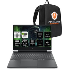 Hp Victus 15 Intel Core 5 210H 96GB 4tb SSD RTX5060/8GB 15.6" Fhd 144Hz W11P Taşınabilir Bilgisayar & Per4 Çanta BV7V7EAPN473