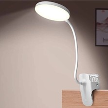 PS-1942 Akrobatik Şarjlı Masa Lambası Dokunmatik 3 Farklı Işık Renkli 24 Ledli Ayarlanabilir Işık Seviyeli ( Lisinya )