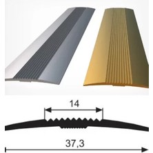 Alüminyum Geçiş Profili 37 mm Gold