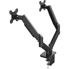 Powermaster PM-252D 13-32'' Amortisörlü Stand Tek Kol Lcd-Led Gaming Monitör Tutucu Stand Askı Apar