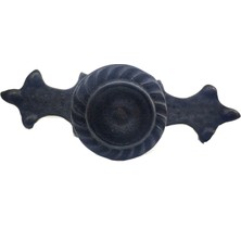 Antika Tarz Dekoratif Pirinç Çizgili Düğme - 35X100 Mm, Büyük, Oksit - Lisinya