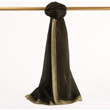 Çizgili Kehribar Şal