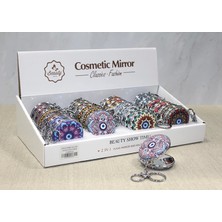 Taşlı El Aynası Anahtarlık ALK3767 - Lisinya