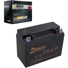 Orbus 12N6.5L-BS 12V 6.5A Motosiklet Aküsü (139 x 66 x 100 Mm) (2.05KG)