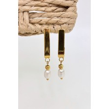 Still Frame No:1 Altın Kaplama Küpe