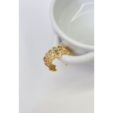 Celestial Melody No:1 Altın Kaplama Yüzük