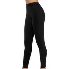 Kadın Siyah Termal Tayt