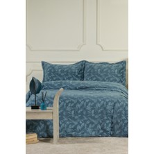 Elart Stella Comfort Uyku Seti Yatak Örtüsü Çift Kişilik 3 Parça (220X240 Cm) Mavi