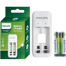 Phılıps SCB2070NB/00 2li 2 Adet x Aaa 700MAH Pilli - Pil Şarj Cihazı