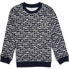 U.S. Polo Assn. Erkek Çocuk Lacivert Bisiklet Yaka Sweatshirt 50308599-VR033