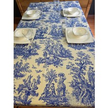Fransız Köylüler Masa Örtüsü - Sıvı Itici Özelliğe Sahip