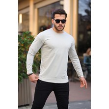 Sıfır Yaka Oversize Sweatshirt