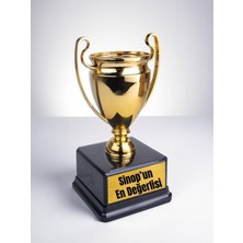 Sinop'un En Değerlisi Yazılı Ödül Başarı Şampiyonluk Kupası 23 cm Sinopluya Hediye