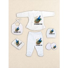 Tavus Kuşu Bebek Hastane Çıkışı Kız Bebek Erkek Bebek Hastane Çıkışı Yenidoğan Bebek Kıyafetleri