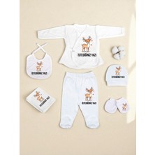 Kalpli Geyik Bebek Hastane Çıkışı Kız Bebek Erkek Bebek Hastane Çıkışı Yenidoğan Bebek Kıyafetleri