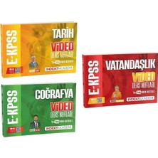  Indeks 2026 Ekpss Tarih + Coğrafya + Vatandaşlık Video Ders Notları 3 Lü Set