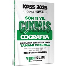 Yediiklim 2026 Kpss Coğrafya Çıkmış Sorular Son 11 Yıl Konularına Göre Çözümlü