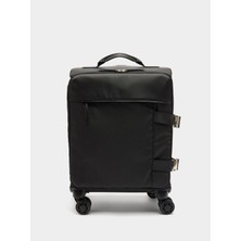 Parfois Teknik Kumaş Çekçekli Valiz