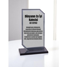 Plaket Isme Özel Kaleciye Ödül Başarı Hediyesi