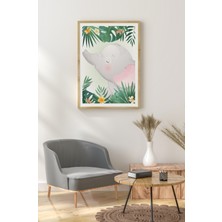 Ahşap Çerçeveli Mdf Tek Tablo Sevimli Hayvanlar Serisi (Kendi Tablo Setinizi Oluşturacağınız Liste) 23 x 32 Çerçeveli 1198