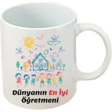 Öğretmenler Günü Beyaz Kupa Bardak Öğretmene Hediyelik Ürün