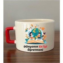 Öğretmene Hediyelik Seramik Kupa Bardak Öğretmenler Günü Hediyeleri