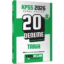 Yediiklim 2026 Kpss Tarih 20 Deneme Çözümlü