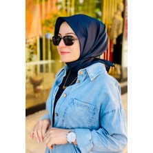 Düz Fon Ipek Twill Eşarp 4053 02