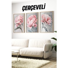 Ahşap Çerçeveli Mdf Tablo Seti Salon ve Oturma Odası Için ÇT3098 23 x 32