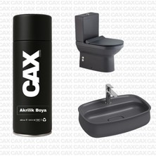 CAXCOLORS Duşakabin-Lavabo-Fayans-Klozet Spreyi Suya Dayanıklı Vernikli Sprey Boya 400 ml