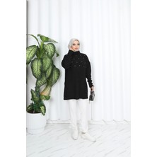 Taşlı Triko Tunik