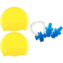 Silikon Havuz Bonesi ve Kulak Burun Tıkayıcı Havuz Seti