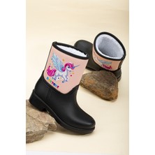 Daxtors Garantili Prenses Su ve Soğuk Geçirmez Kız Çocuk Kar Botu ve Çizme