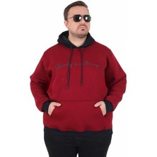 Starbattal Büyük Beden Kapüşonlu 3ip Sweat Beauty 25714 Murdum