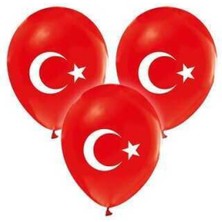 Balon Türk Bayrağı Ay Yıldızlı PK:100