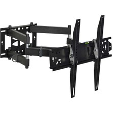 Vontech VT-952 Hc 55-98'' Çift Kollu Kilitli Hareketli Televizyon Duvar Askı Aparatı