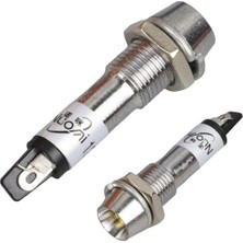IC-225 Sinyal Lambası Ø8mm Metal 12 Volt