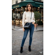 Kadın Gold Zincir Detaylı Mini El ve Omuz Çantası