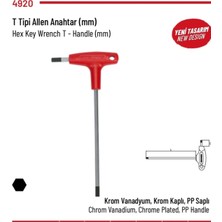 T Tipi Alyan (Allen) Anahtar Altı Köşe 3mm