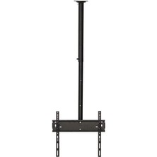 Vontech VT-23955H 42''-65'' LCD Tavan Tip 360° Dönerli Askı Kolu Siyah Renkli Dayanıklı Tasarım