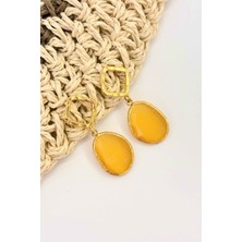 Drops Of Light No:2 Altın Kaplama Küpe