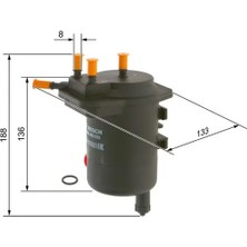 09864B2023 Yakit Filtresi 164001540R 1640100Q0D 7701061576