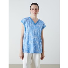 Lc Waikiki Yeni Sezon V Yaka Çiçekli Bluz