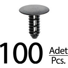 Alpha Auto Part Fiat Ducato Için Döşeme Klips-Siyah- 100 Adet