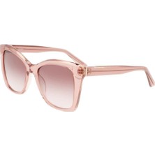 Calvin Klein Ck 22530S 601 53 Kadın Kelebek Şeffaf Kahverengi Kemik Güneş Gözlüğü
